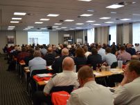 Rund 165 interessierte Teilnehmerinnen und Teilnehmer aus den Feuerwehren und Komunalverwaltungen nahmen am 8. und 9. November 2018 am 6. Kommunalforum der HFUK Nord in Lübeck teil. (Foto: Lars Frank)