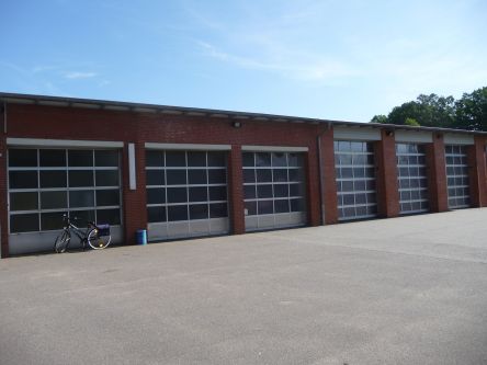 Die Torhöhen wurden den unterschiedlichen Fahrzeugen angepasst.