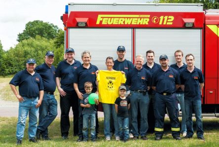 Allerhand zufriedene Gesichter gab es beim Orga-Team der FF Hohenhorn.