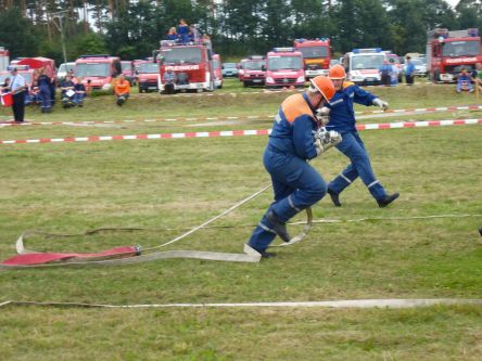 Besonders beliebt, aber auch besonders unfallträchtig: Viele Unfälle ereignen sich beim sogenannten "Löschangriff nass".