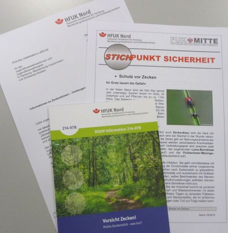 Informationspaket zum Thema Zecken für die Jugendfeuerwehren