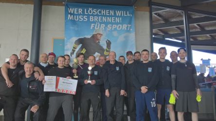 Der diesjährige Gewinner des Hamburger Feuerwehrlaufs: Die FF Oldenfelde