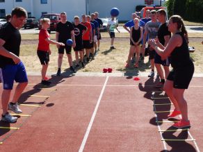 Sportinteressierte Feuerwehrangehörige können sich auch 2019 zum FitForFire-Trainer ausbilden lassen. (Foto: Mohr / HFUK Nord)