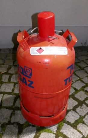 11-kg Propangasflasche (Foto: Detlef Garz / FUK Mitte)