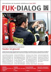 Titelthema "Hygiene im Feuerwehrdienst": FUK-Dialog Juni 2019 ist erschienen