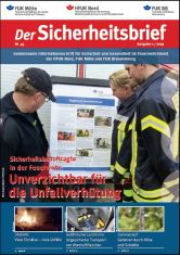 Sicherheitsbrief Nr. 45 erschienen: Titelthema "Sicherheitsbeauftragte in der Feuerwehr"