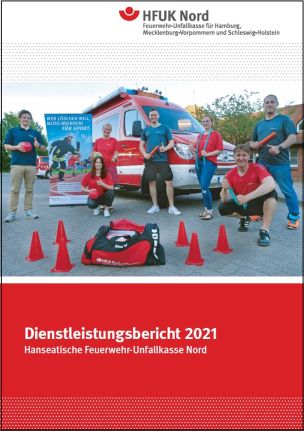 Dienstleistungsbericht 2021 der HFUK Nord (Bild: HFUK Nord)