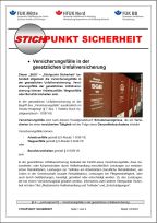 Stichpunkt Sicherheit "Versicherungsfälle"