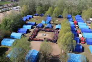Auch für Aktivitäten im Zeltlager besteht Versicherungsschutz. (Bild: Melf Behrens / Landesfeuerwehrverband Schleswig-Holstein)