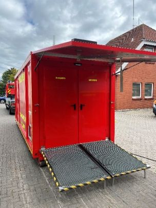 Der neue Abrollcontainer-Hygiene der FF Großenbrode (Bild: FF Großenbrode)