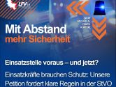 „Mit Abstand mehr Sicherheit“: Petition des Landesfeuerwehrverbandes Schleswig-Holstein und dessen Partnern