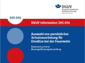 Auswahl von PSA: Arbeitshilfe DGUV Information 205-014 überarbeitet
