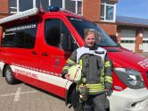 Rehabilitation nach schwerem Feuerwehr-Unfall: "Ich habe nie den Mut verloren"