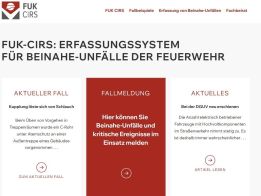 FUK-CIRS - Lernen aus Beinahe-Unfällen: Melden macht den Feuerwehrdienst sicherer!