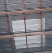 Dach mit Lichtplatte von unten (Bild: Gerd Hansen)