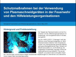 Plasmaschneidgeräte in der Feuerwehr: FBaktuell mit Informationen zu Schutzmaßnahmen aktualisiert