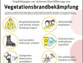 Vegetationsbrände sicher bekämpfen: Empfehlungen und Linksammlungen für die Feuerwehren 