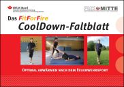 Das FitForFire Cool-Down-Faltblatt
