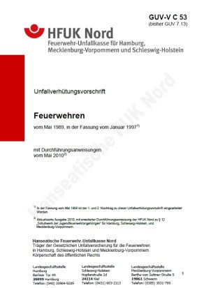 Unfallverhütungsvorschriften