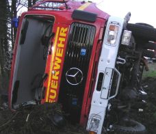 Unfall Feuerwehrauto