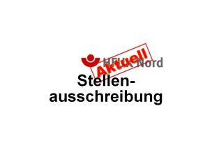 Stellenausschreibung